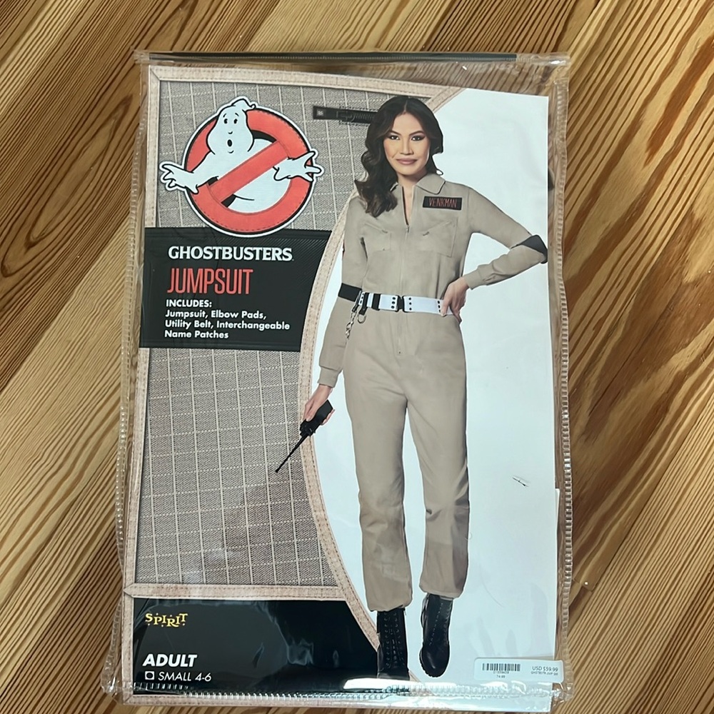 Ghostbuster jumpsuit costume, NWT, size small